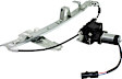 Front and Rear, Driver and Passenger Side Power Window Regulator, With Motor