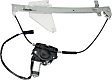 Front and Rear, Driver and Passenger Side Power Window Regulator, With Motor