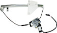 Front and Rear, Driver and Passenger Side Power Window Regulator, With Motor