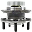 2-Wheel Set Rear, Driver and Passenger Side Wheel Hubs, With Bearing, 47-teeth tone ring; 3.07 in. ABS Tone Ring Diameter