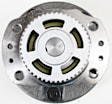 2-Wheel Set Rear, Driver and Passenger Side Wheel Hubs, With Bearing, 47-teeth tone ring; 3.07 in. ABS Tone Ring Diameter