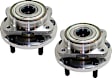 Front, Driver and Passenger Side Wheel Hub, 5 Lugs, With Bearing