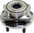 Front, Driver and Passenger Side Wheel Hub, 5 Lugs, With Bearing