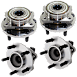 Wheel Hub, 5 Lugs, With Bearing