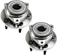 Front, Driver and Passenger Side Wheel Hub, 5 Lugs, With Bearing