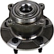4-Wheel Set Front and Rear, Driver and Passenger Side Wheel Hubs, 5 Lugs, With Bearing, 5 x 4.53 in. Bolt Pattern