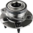4-Wheel Set Front and Rear, Driver and Passenger Side Wheel Hubs, 5 Lugs, With Bearing, 5 x 4.53 in. Bolt Pattern