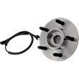 2-Wheel Set Front, Driver and Passenger Side Wheel Hubs, With Bearing, With Sensor, 4-Wheel ABS, 4WD, with 5 Stud Hub