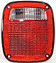 Driver and Passenger Side Halogen Tail Light, With bulb(s), OE Replacement
