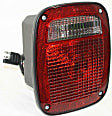 Driver and Passenger Side Halogen Tail Light, With bulb(s), OE Replacement