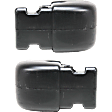 Rear, Driver and Passenger Side Bumper End, Primed Plastic