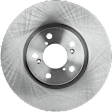 Front Brake Disc, Natural Finish, Plain Surface, Vented, 5 Lugs, 329.95 mm