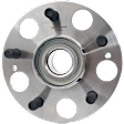 4-Wheel Set Front and Rear, Driver and Passenger Side Wheel Hubs, Front - Without Bearing; Rear - With Bearing