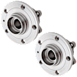 Driver and Passenger Side Wheel Hubs, With Bearing