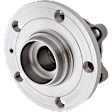 Front and Rear, Driver and Passenger Side Wheel Hub, 5 Lugs, With Bearing