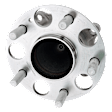 Rear, Driver and Passenger Side Wheel Hub, 5 Lugs, With Bearing, FWD, 3.5L, 6Cyl