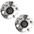 Rear, Driver and Passenger Side Wheel Hub, 5 Lugs, With Bearing