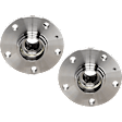 Rear, Driver and Passenger Side Wheel Hub, 5 Lugs, With Bearing