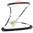 Front and Rear, Driver and Passenger Side Power Window Regulator, Without Motor