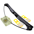 Front and Rear, Driver and Passenger Side Power Window Regulator, Without Motor