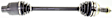 Front, Driver and Passenger Side Axle Assembly - New Set of 2, 3.5L, 6Cyl