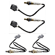 Before Catalytic Converter, After Secondary Catalytic Converter, Front and Rear Oxygen Sensor, 5-wire, Set of 2