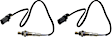 Before Catalytic Converter, Driver and Passenger Side Oxygen Sensors, 5-wire, Wideband sensor