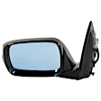 Driver and Passenger Side Mirror, Power Adjust, Heated, Manual Folding, Paintable, In-housing Signal Light, With Memory, No Puddle Light, No Auto-Dim, No Blind Spot Feature