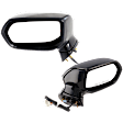 Driver and Passenger Side Mirrors, Power Adjust, Manual Folding, Heated, Paintable, In-housing Signal Light, With memory, No Puddle Light, No Auto-Dimming, No Blind Spot Feature