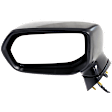 Driver and Passenger Side Mirrors, Power Adjust, Manual Folding, Heated, Paintable, In-housing Signal Light, With memory, No Puddle Light, No Auto-Dimming, No Blind Spot Feature