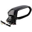 Driver and Passenger Side Mirrors, Power Adjust, Manual Folding, Heated, Paintable, In-housing Signal Light, With memory, No Puddle Light, No Auto-Dimming, No Blind Spot Feature