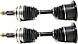 1995 Chevrolet Tahoe - Front, Driver and Passenger Side Axle Assembly, GAS, 4WD, 5.7L 8Cyl