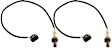 Before Catalytic Converter, Driver and Passenger Side Oxygen Sensor, Set of 2, 3-wire