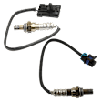 Before Catalytic Converter and After Catalytic Converter, Center, Driver or Passenger Side Oxygen Sensor, Set of 2, 4-wire
