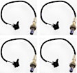 Before and After Catalytic Converter, Front and Rear Oxygen Sensors, 4-wire