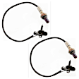 Before or After Catalytic Converter, Driver and Passenger Side Oxygen Sensors, 4-wire