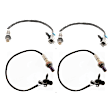 Before and After Catalytic Converter Oxygen Sensors, Set of 4, 4-Wire
