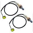 Before Catalytic Converter, Front and Rear Oxygen Sensors, 4-wire