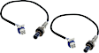 Driver and Passenger Side, After Catalytic Converter Oxygen Sensor, Set of 2, 4-wire