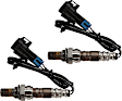 After Catalytic Converter, Driver and Passenger Side Oxygen Sensors, 4-wire, Except Canada Built Vehicle