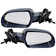 Driver and Passenger Side Mirrors, Power Adjust, Power Folding, Heated, Paintable, In-housing Signal Light, No Memory, No Puddle Light, No Auto-Dimming, With Blind Spot Light in Housing
