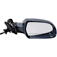 Driver and Passenger Side Mirrors, Power Adjust, Power Folding, Heated, Paintable, In-housing Signal Light, No Memory, No Puddle Light, No Auto-Dimming, With Blind Spot Light in Housing