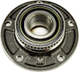 Front, Driver and Passenger Side Wheel Hub, 5 Lugs, With Bearing, RWD