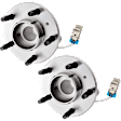 2-Wheel Set Wheel Hubs, With Bearing, With Sensor, Bearing Flange Mounting Holes Threaded
