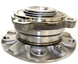 Front, Driver and Passenger Side Wheel Hub, 5 Lugs, With Bearing