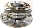 Front, Driver and Passenger Side Wheel Hub, 5 Lugs, With Bearing
