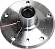 Rear, Driver and Passenger Side Wheel Hub, 5 Lugs, Without Bearing