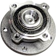 Front, Driver and Passenger Side Wheel Hub, 5 Lugs, With Bearing