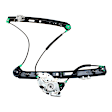 2001 BMW 330xi - Front and Rear, Driver and Passenger Side Power Window Regulator, Without Motor