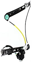 Front and Rear, Driver Side Window Regulator, Power, With Motor, E46 Body, Sedan/Wagon
